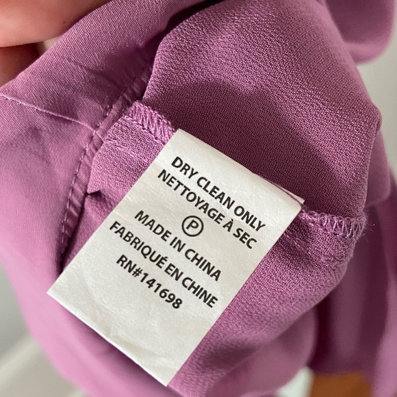 Ramy Brook Wren Flutter Sleeve Dress Mauve size XS - Picture 7 of 12